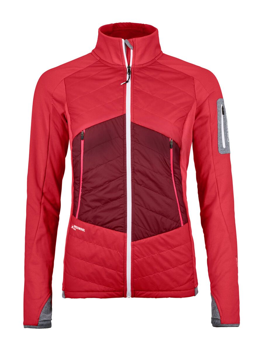 Ortovox Swisswool Hybrid Piz Roseg Jacket W, hot coral - Bild 1