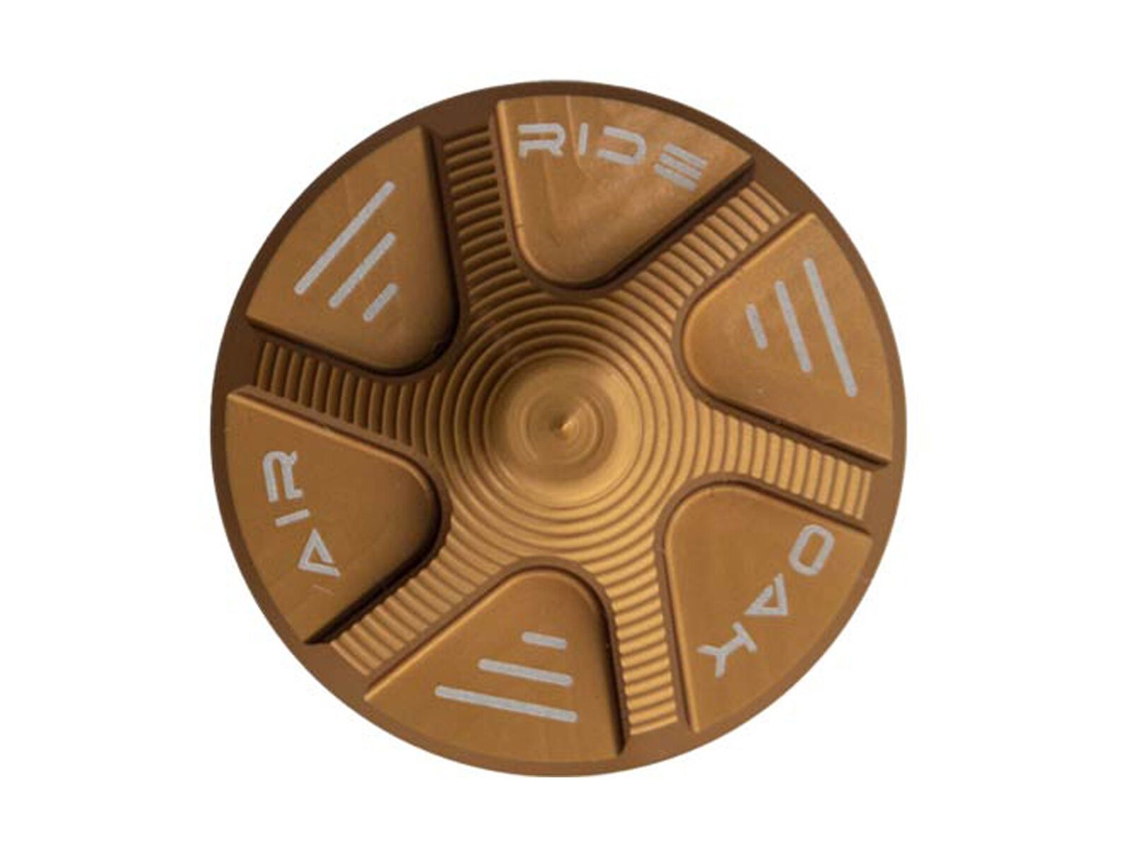 OAK Components Forkcap Air für Federgabel Ventil, kashgold - Bild 1