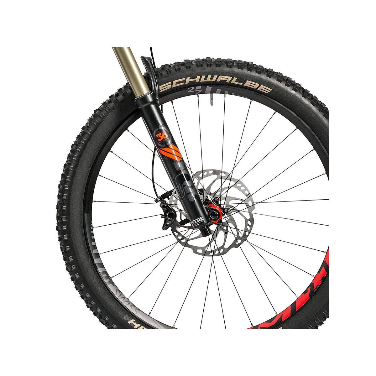 Cube Stereo Hybrid 160 HPA SL 500 27.5, iridium´n´flashred - Bild 2