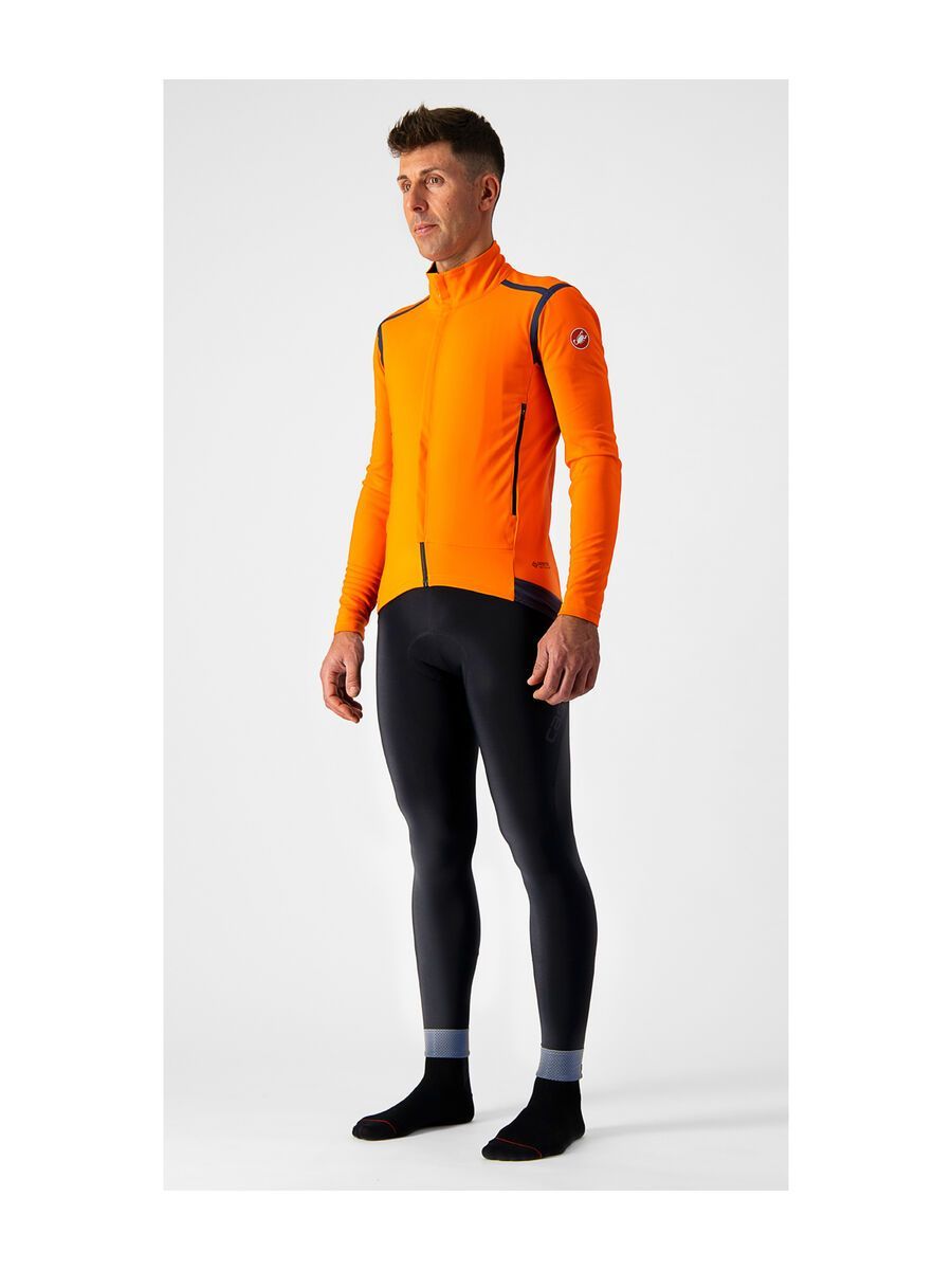 Castelli Perfetto RoS Long Sleeve, orange/steel blue - Bild 9