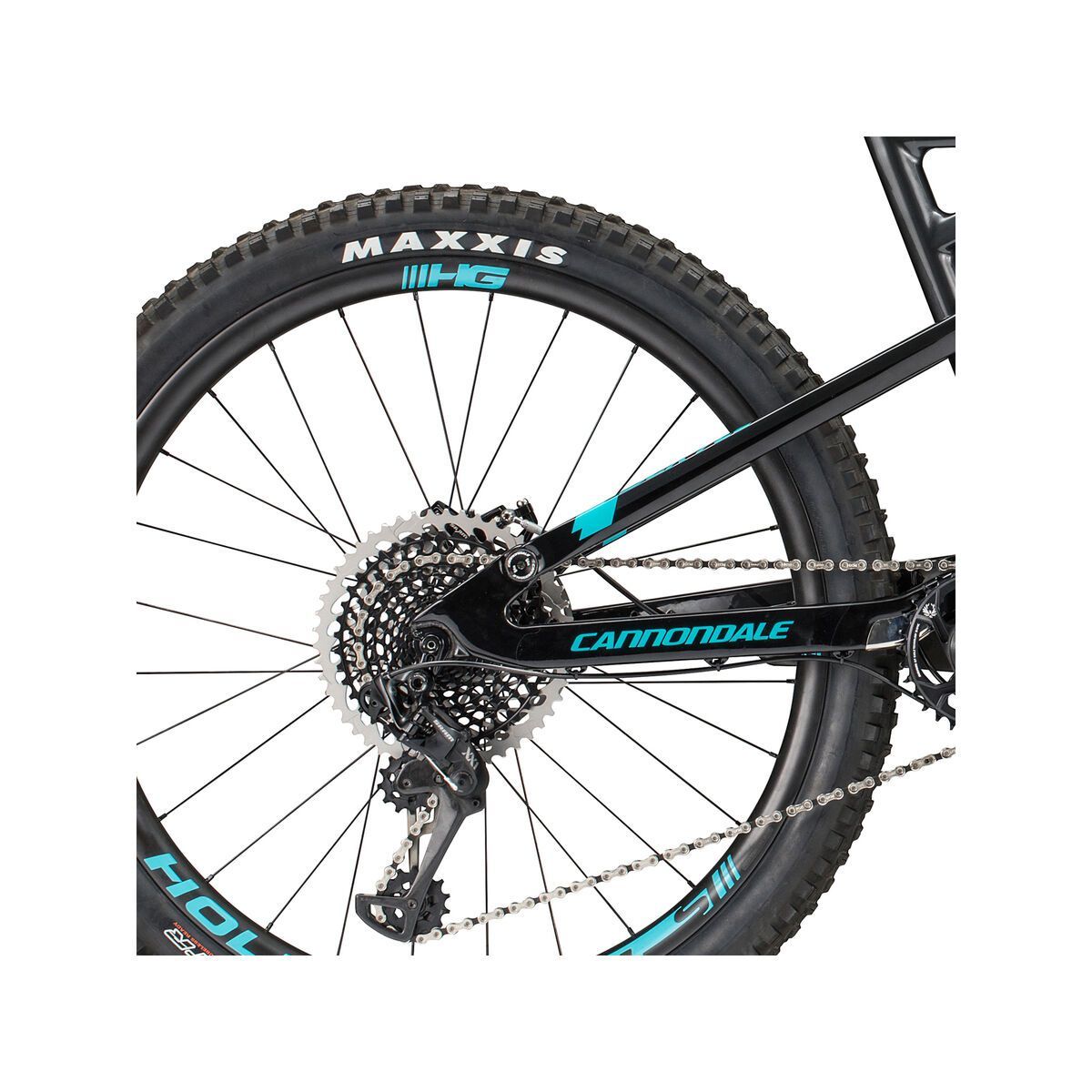 Cannondale Jekyll 1, jet black w/ nearly black and surf blue - gloss - BBQ - Bild 4
