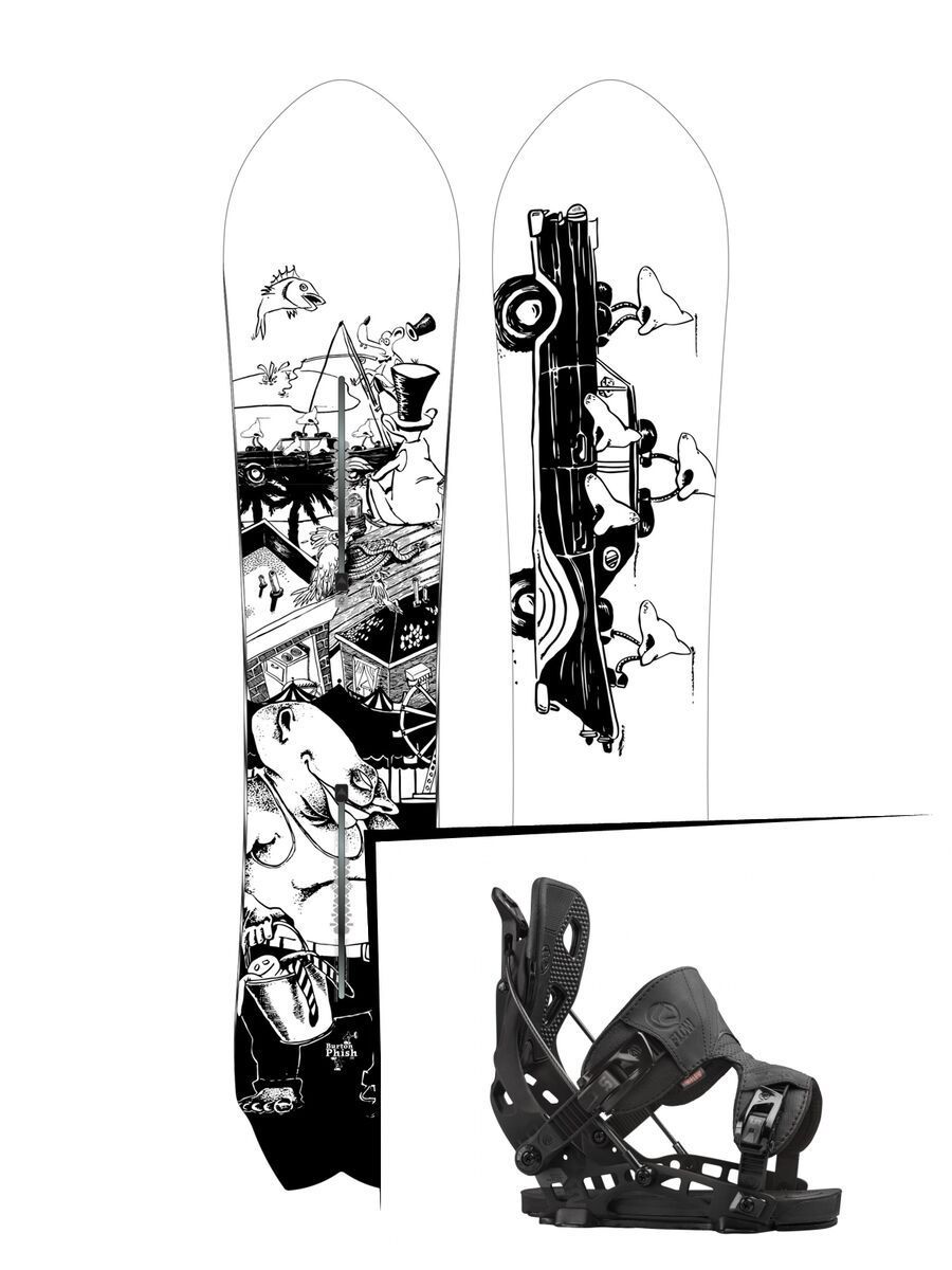 Set: Burton Fish 2017 + Flow NX2 (1513115S) - Bild 1
