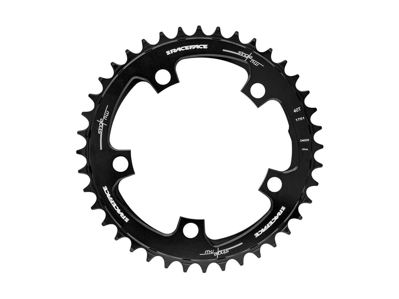 Race Face Narrow Wide - LK 110 - 10/11/12-fach, black - Bild 3