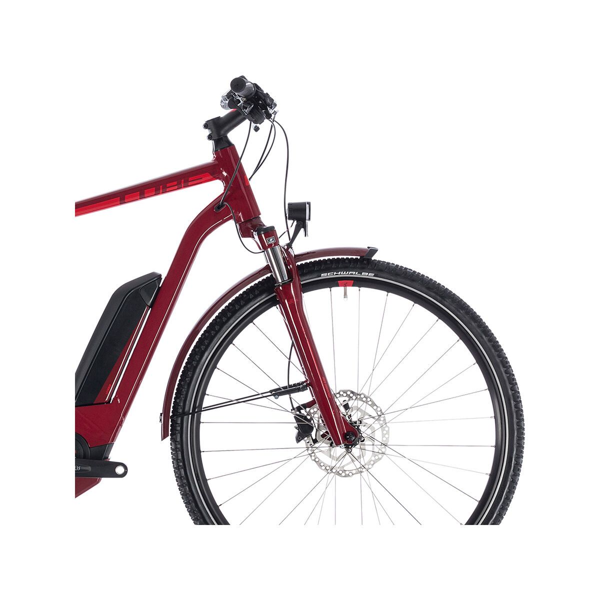 Cube Cross Hybrid Pro Allroad 400, darkred´n´red - Bild 7