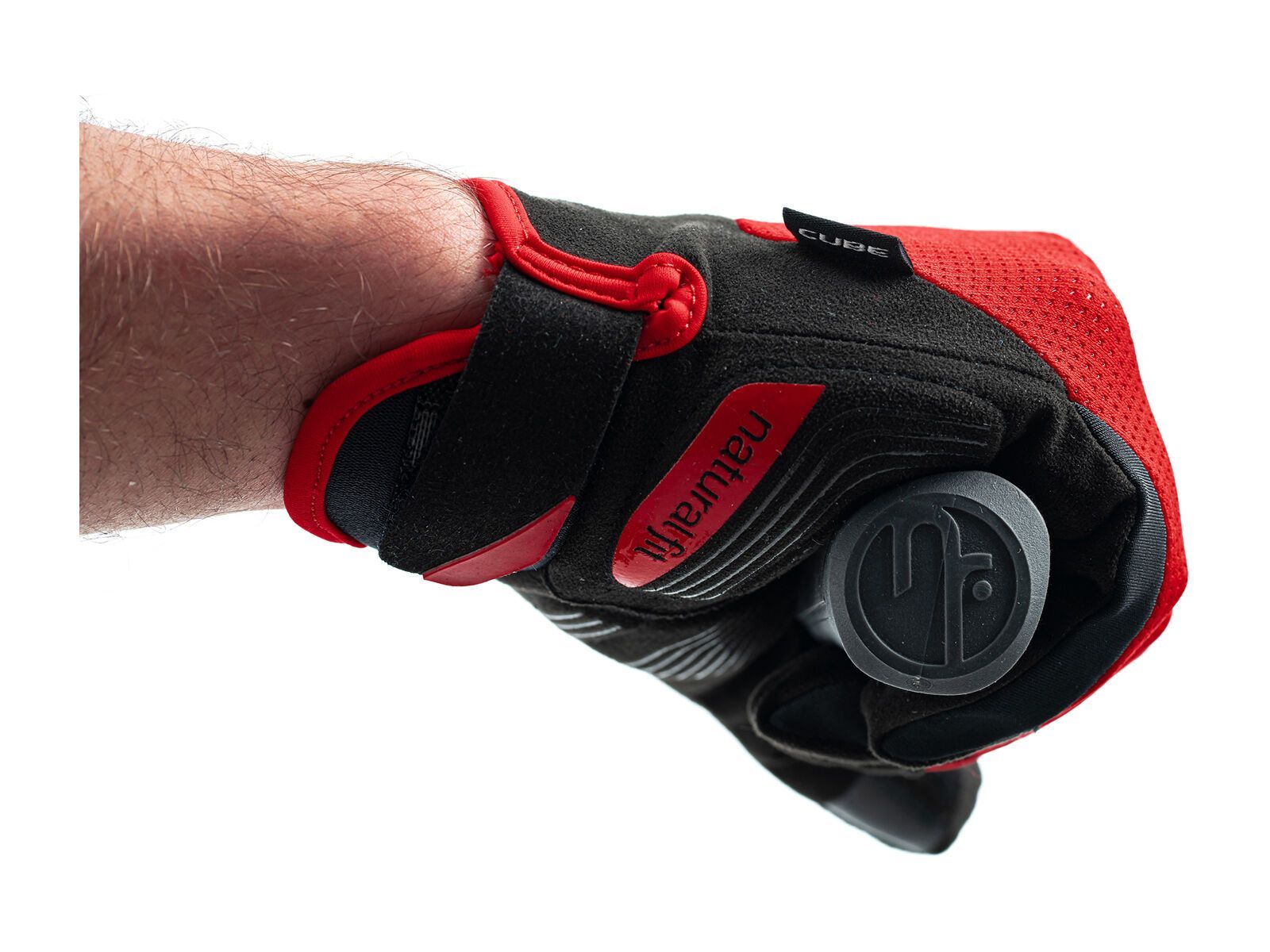 Cube Handschuhe Langfinger X Natural Fit, black´n´red - Bild 4