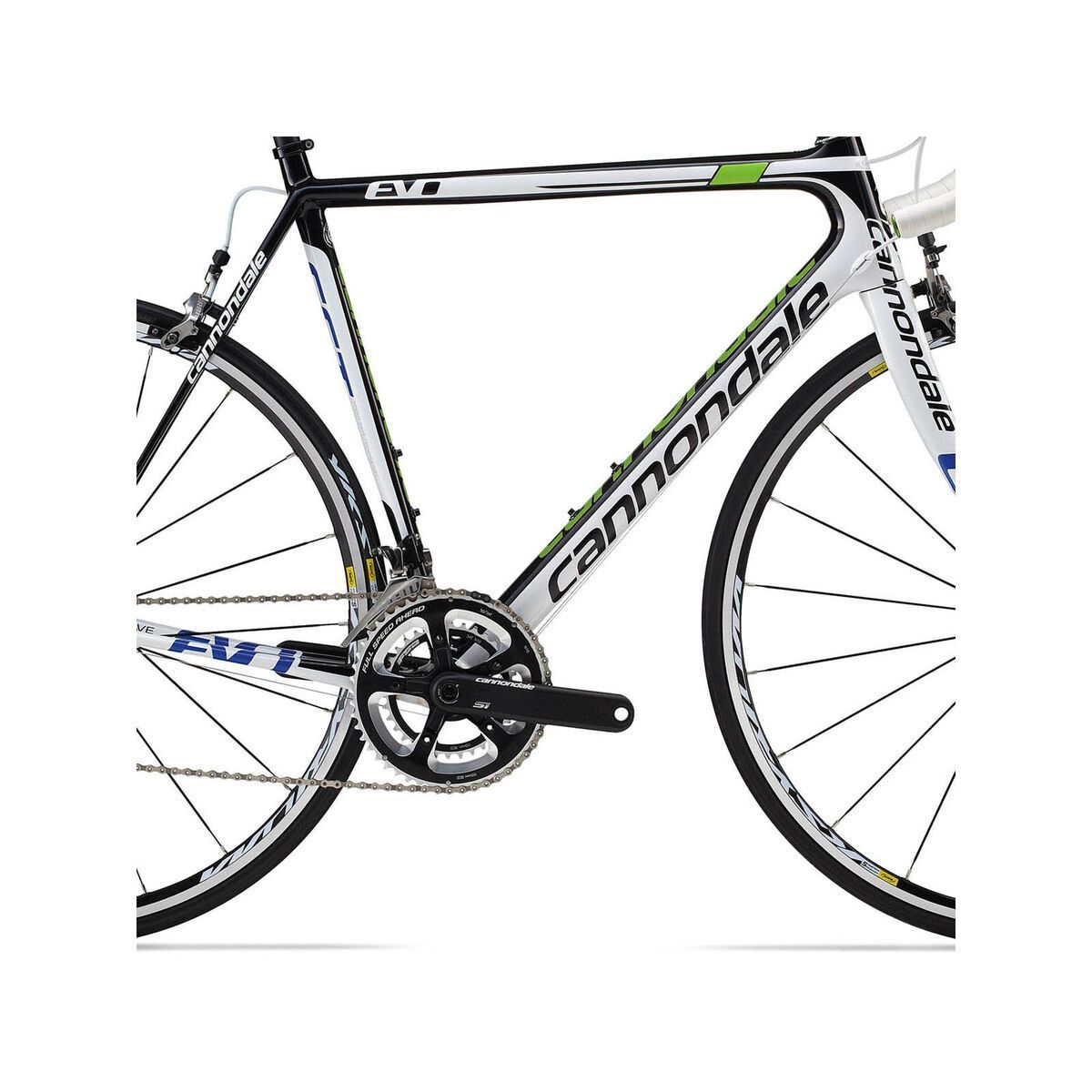 Cannondale SuperSix Evo Red, grün/weiß - Bild 3