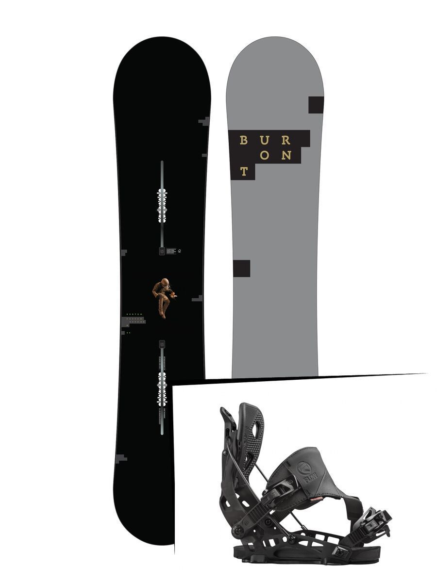 Set: Burton Custom Mystery 2017 + Flow NX2 Hybrid (1513124S) - Bild 1