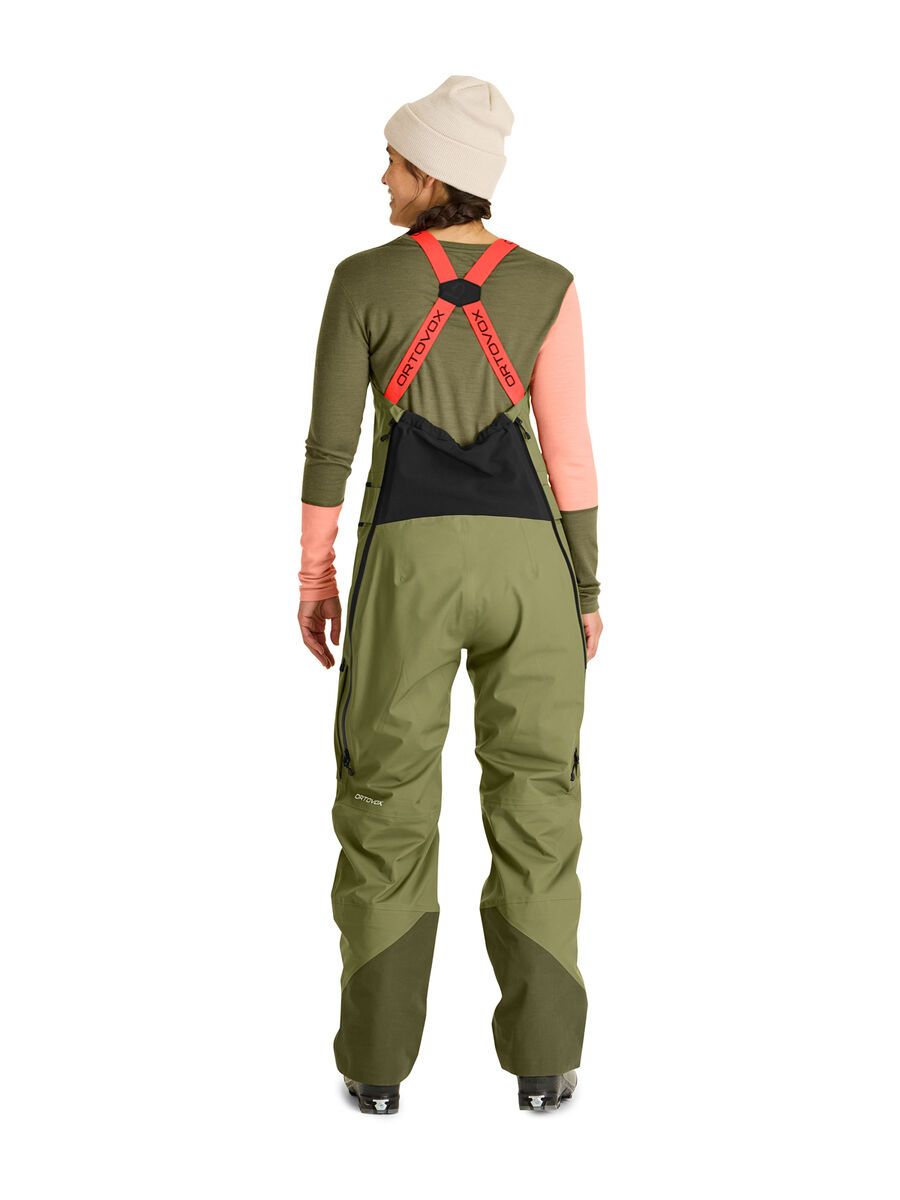 Ortovox 3L Deep Shell Bib Pants W, wild herbs - Bild 7
