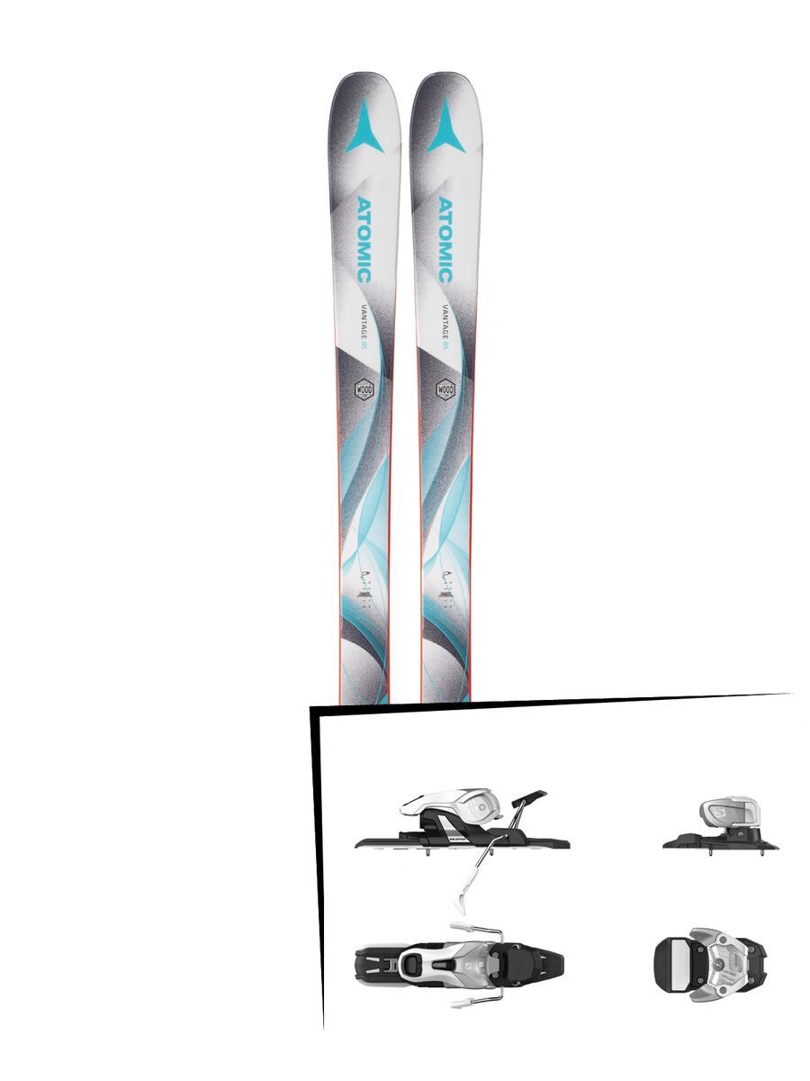 Set: Atomic Vantage 85 W 2018 + Salomon Warden 11 silver/white - Bild 1