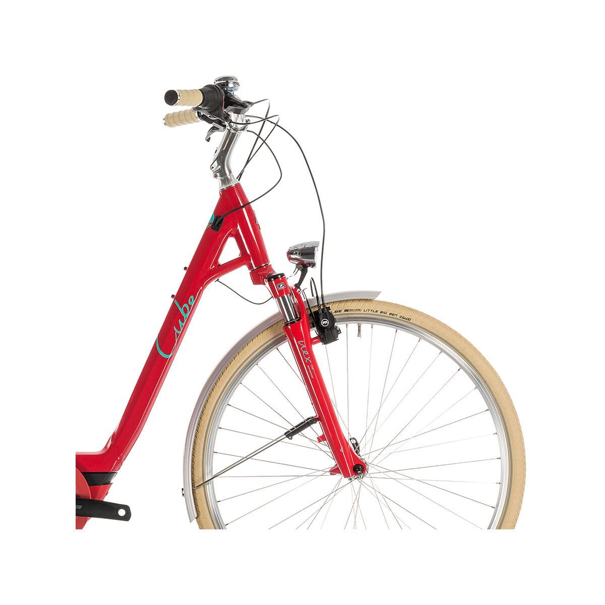 Cube Elly Cruise Hybrid 500, red´n´mint - Bild 6