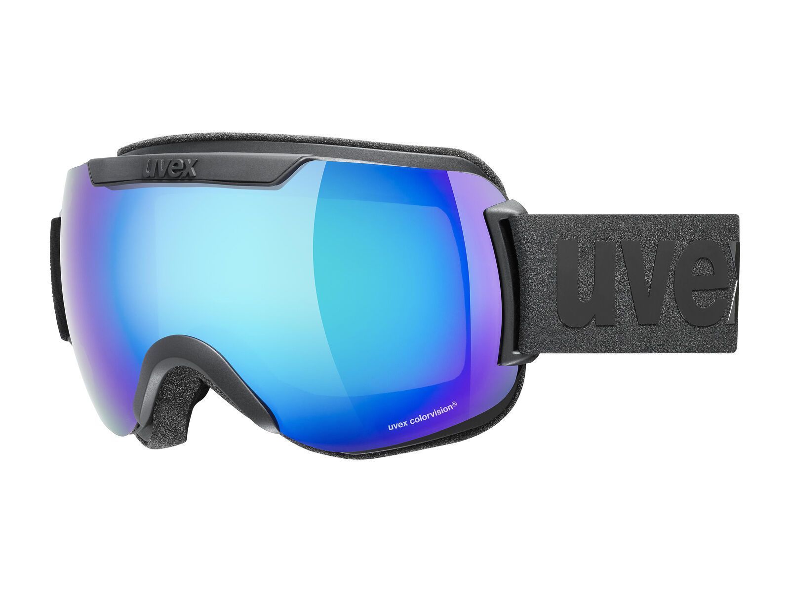 uvex downhill 2000 CV, black mat/Lens: mirror blue - Bild 1