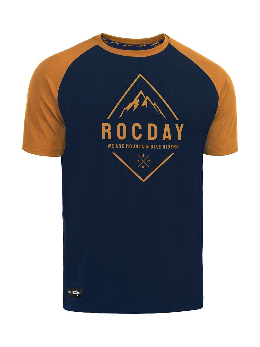 Rocday Peak Jersey, dark blue / brown - Bild 1