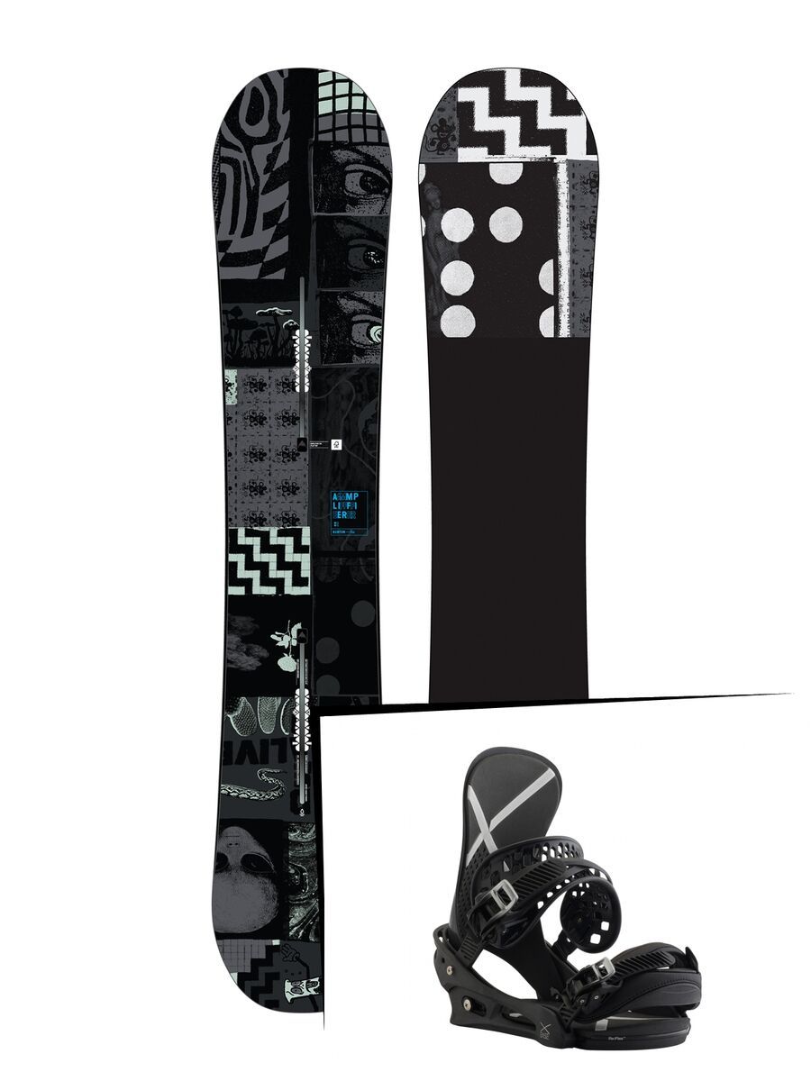 Set: Burton Amplifier 2019 +  X-Base (1931142S) - Bild 1