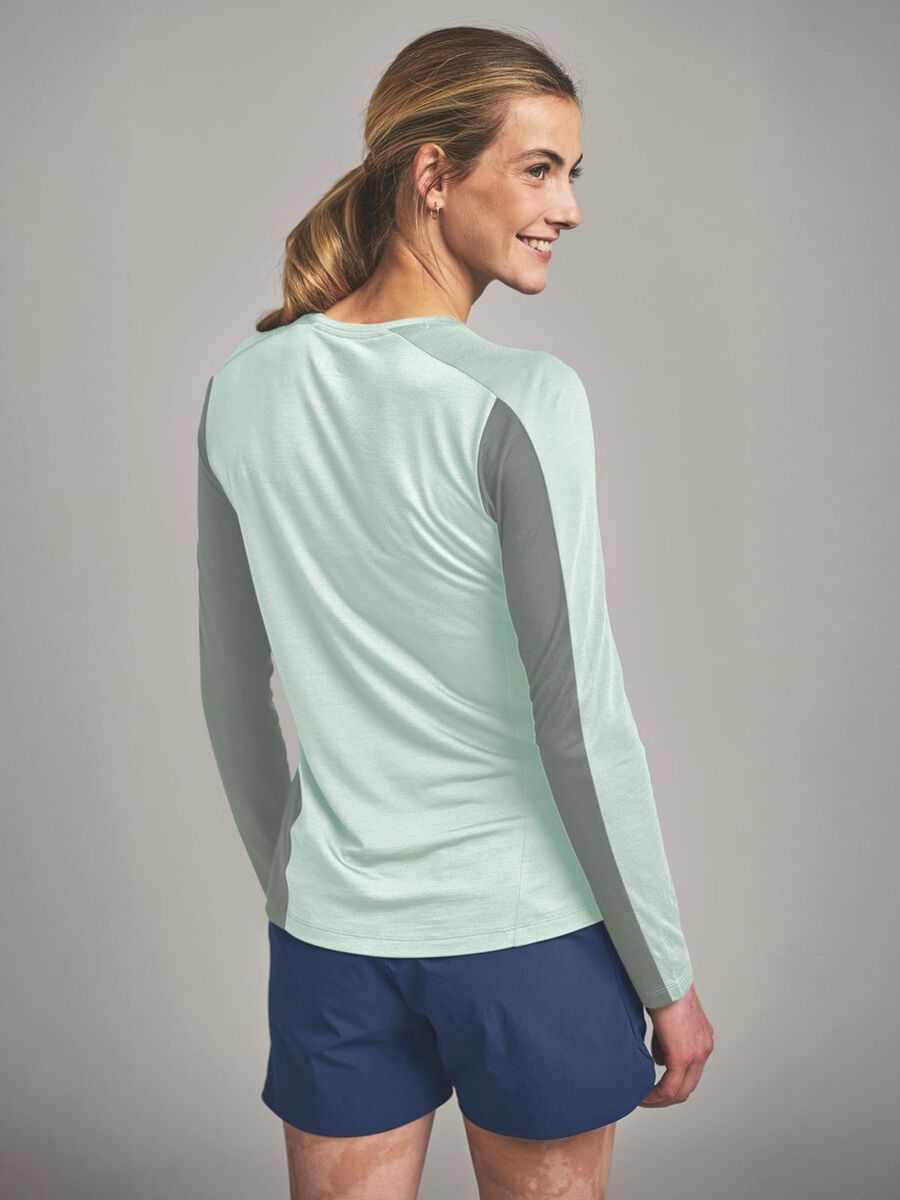 Ortovox 120 Merino Cool Tec Fast Upward LS W, green sage - Bild 4