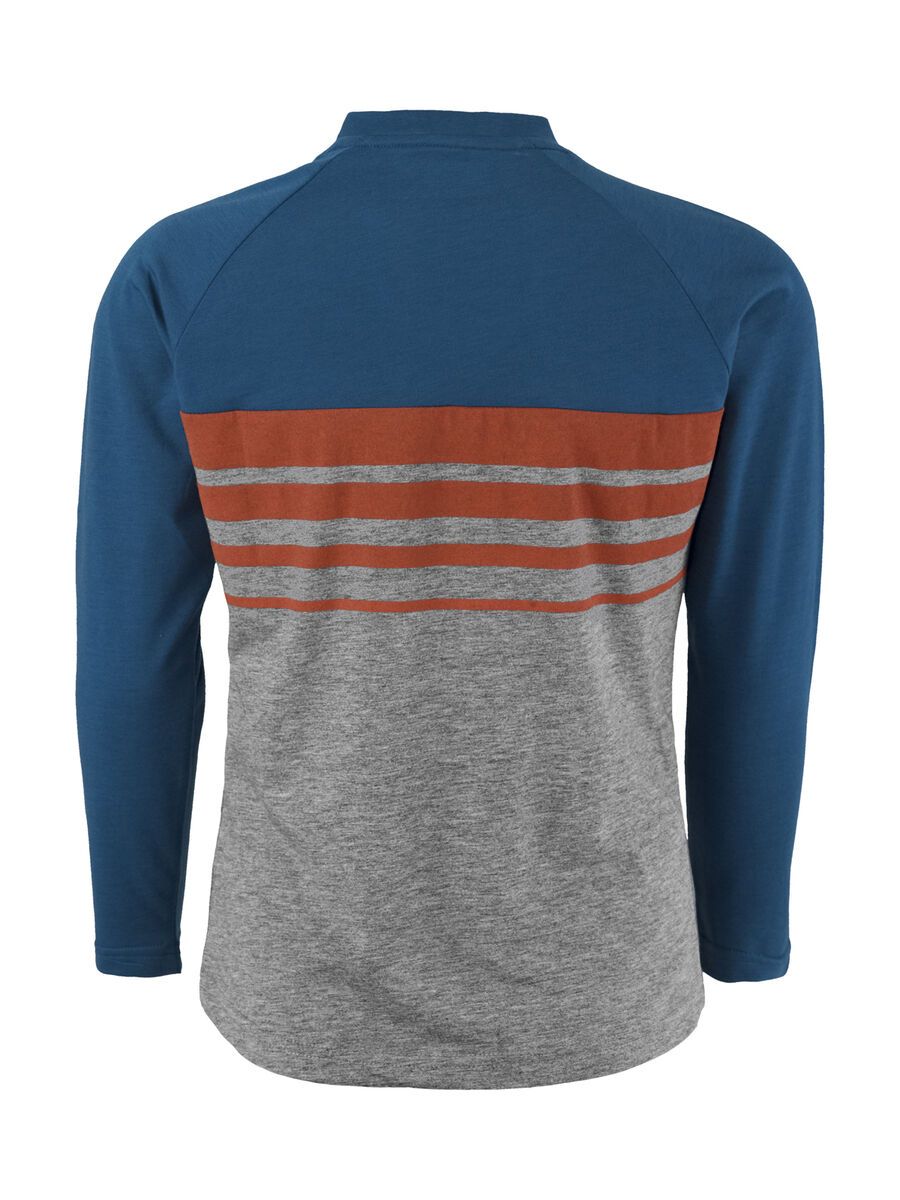 Scott Trail DRI 40 L/SL Junior Shirt, eclipse blue/medium grey heather - Bild 2