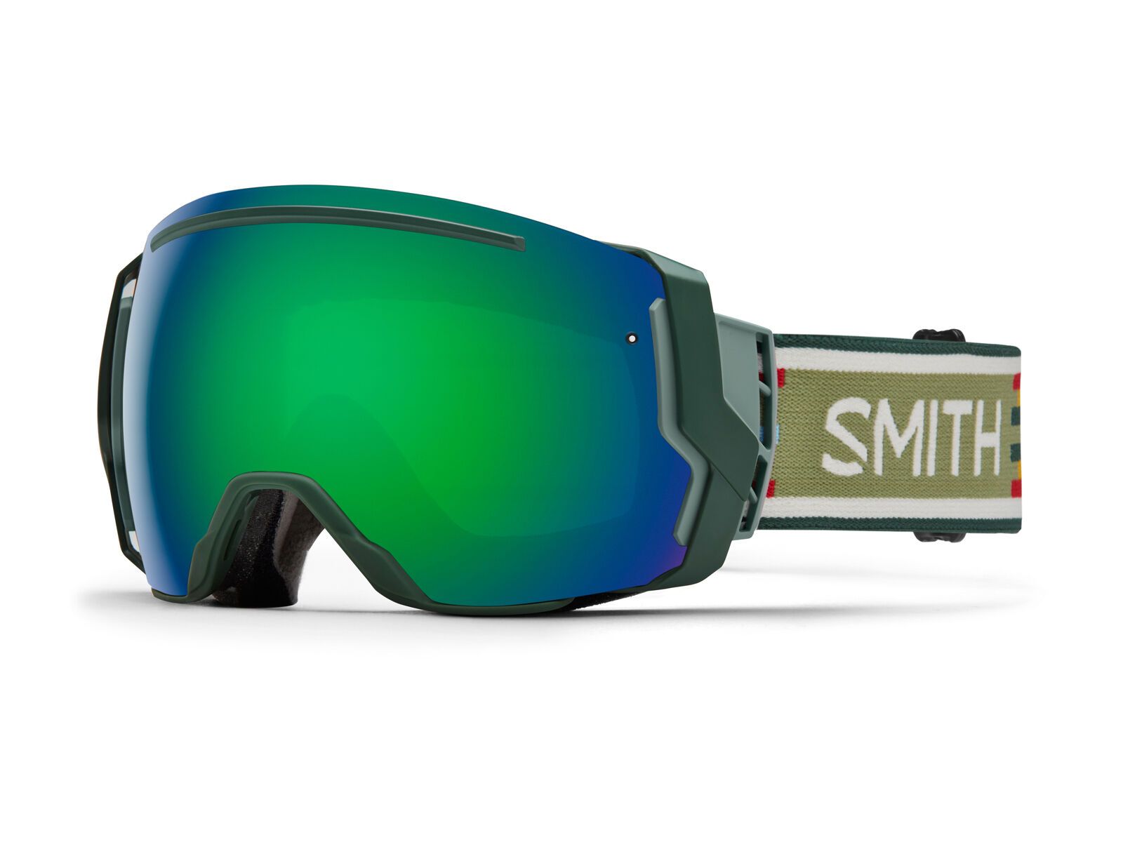 Smith I/O 7 inkl. Wechselscheibe, woolrich morningstar/Lens: green sol-x mirror - Bild 1