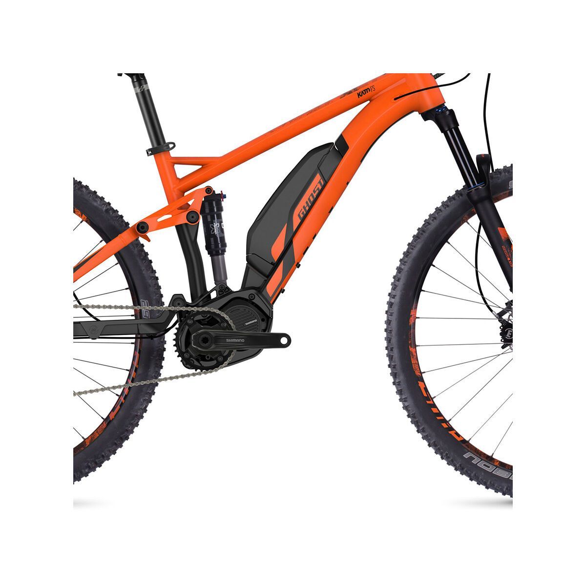 Ghost Hybride Kato FS S3.9 AL, neon orange/night black - Bild 3