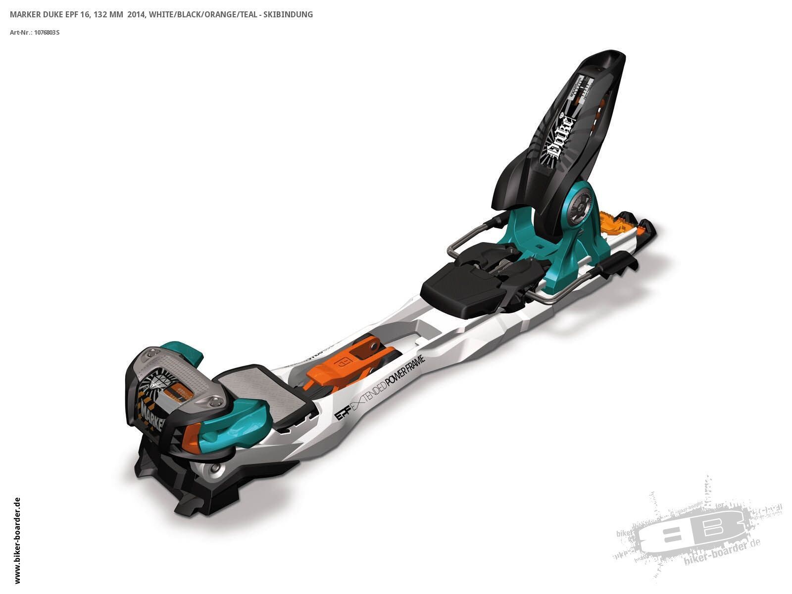 K2 SKI Set: Shreditor 120 (The Pettitor) 2014 + Marker Duke EPF 16 - Bild 3