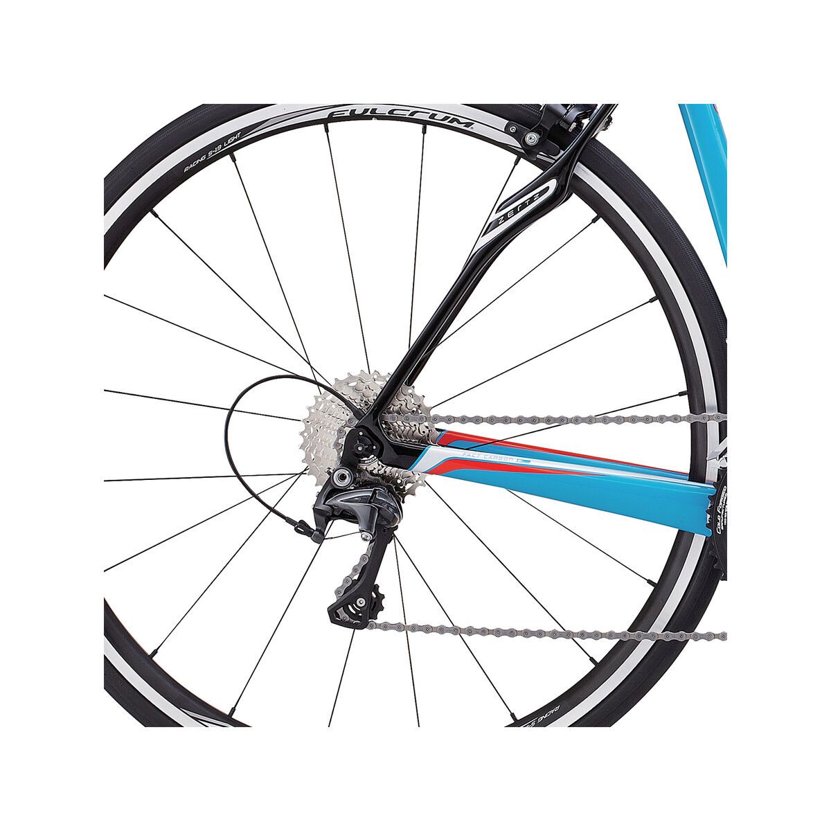 Specialized Roubaix SL4 Comp, gloss cyan/white/rocket red - Bild 4