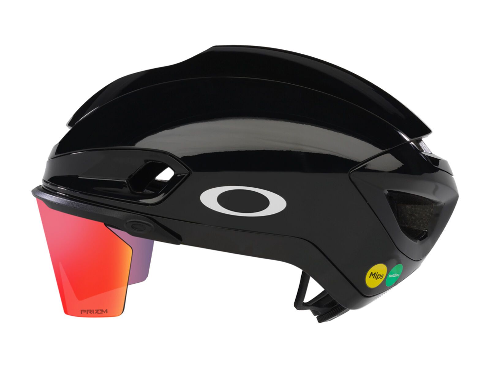 Oakley ARO7 Road I.C.E., black gloss ice reflective/prizm road - Bild 3
