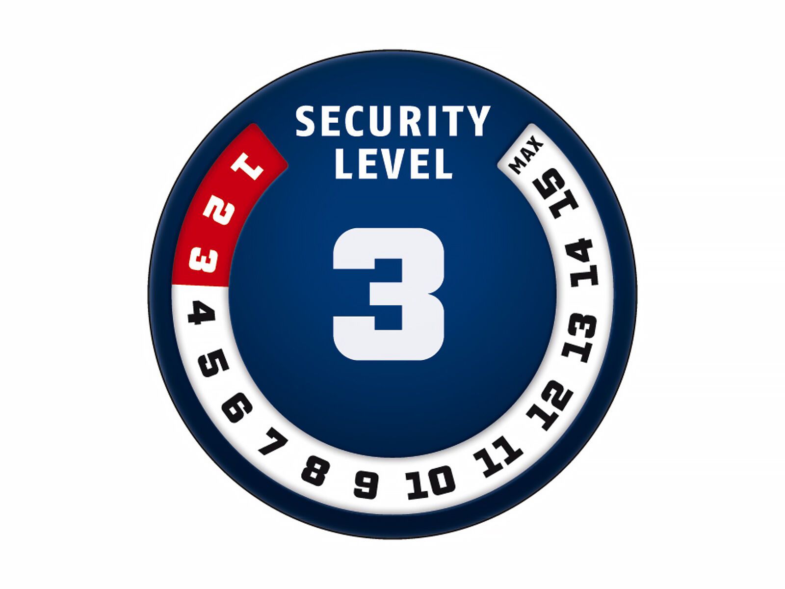 Abus Primo 5510K/180 + Halter SCMU, schwarz - Bild 4