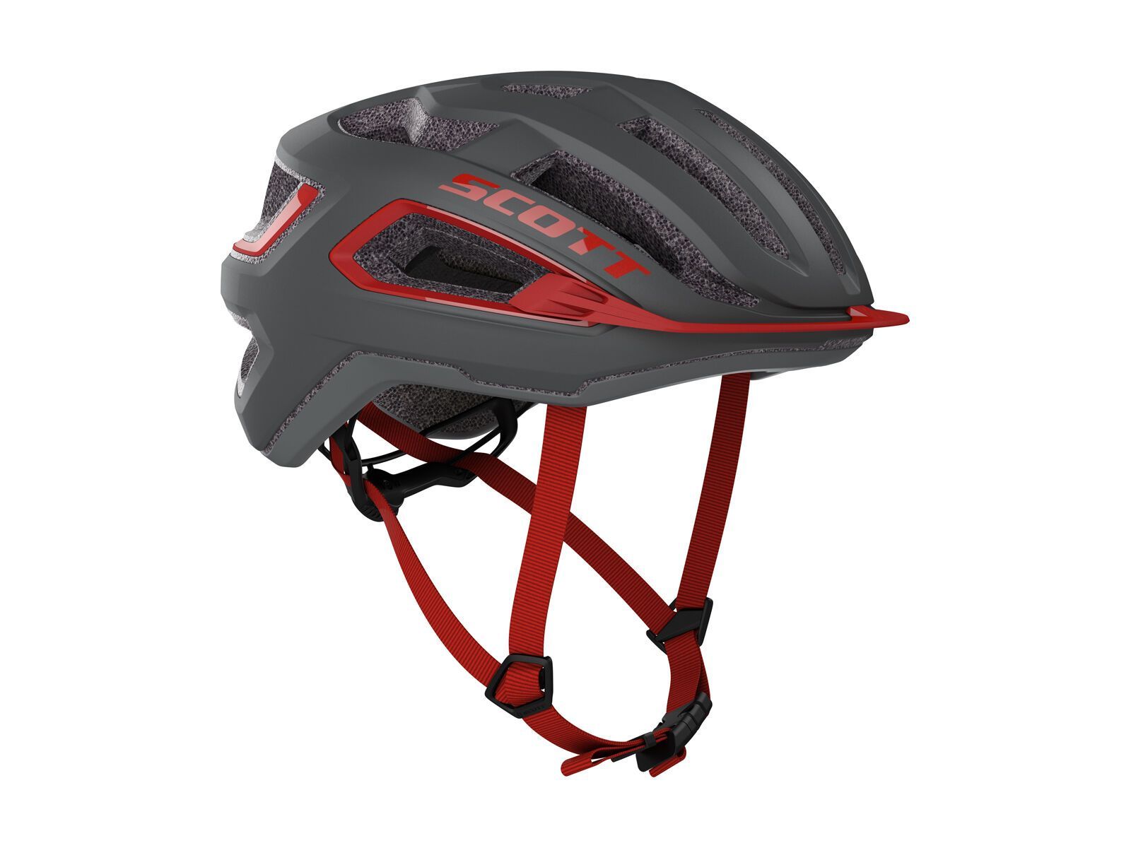 Scott Arx Helmet, dark grey/red - Bild 1