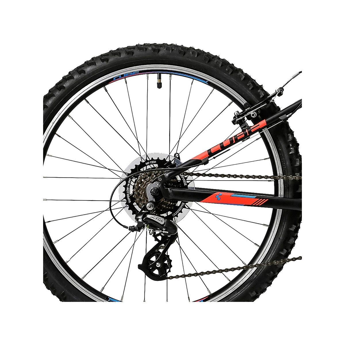 Cube Kid 240, black´n´flashred´n´blue - Bild 4