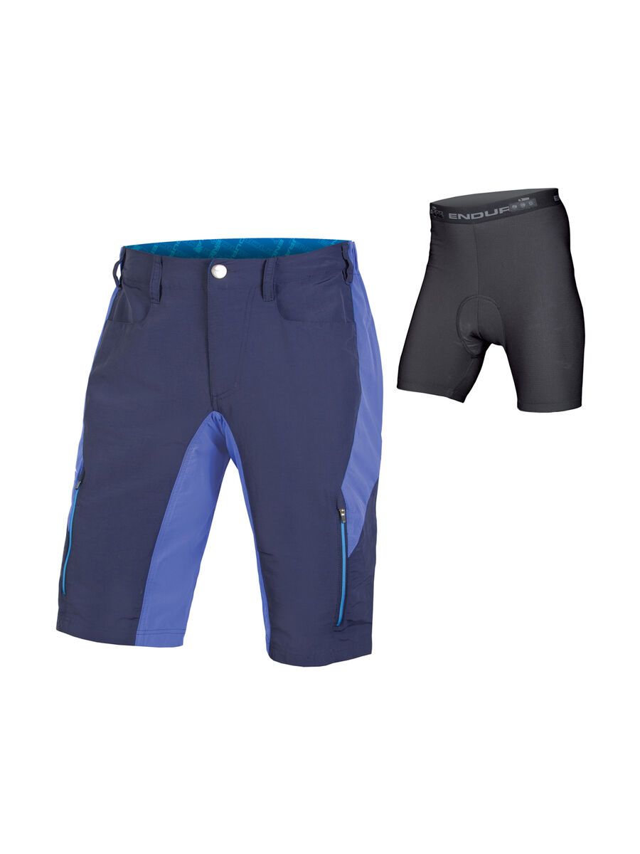 Endura SingleTrack III Short with Liner, marineblau - Bild 1