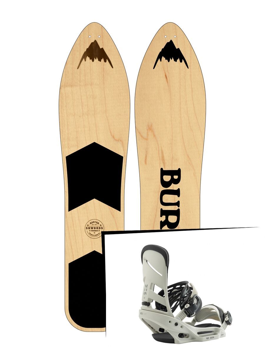 Set: Burton The Throwback 2019 + Burton Mission EST bone - Bild 1