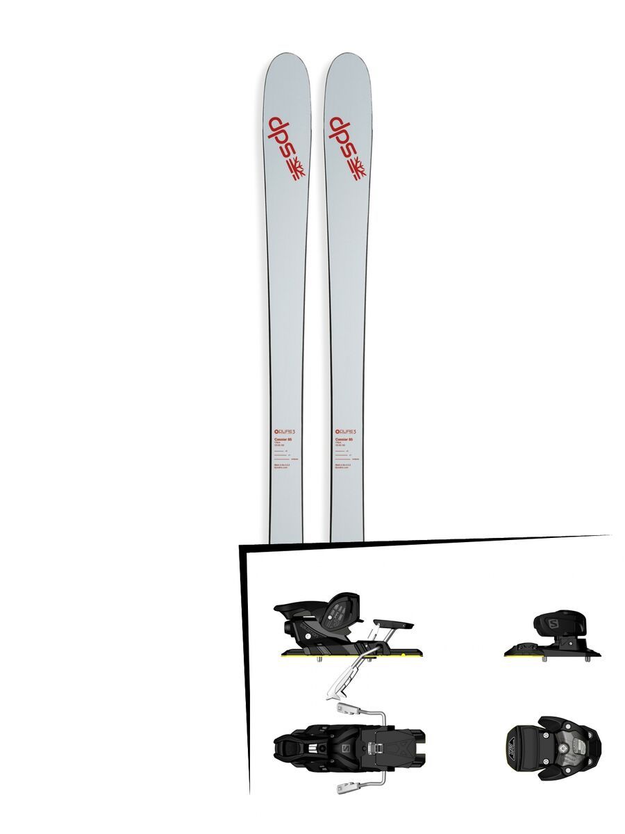 DPS Skis Set: Cassiar 85 Pure3 2016 + Salomon Warden MNC 13 - Bild 1