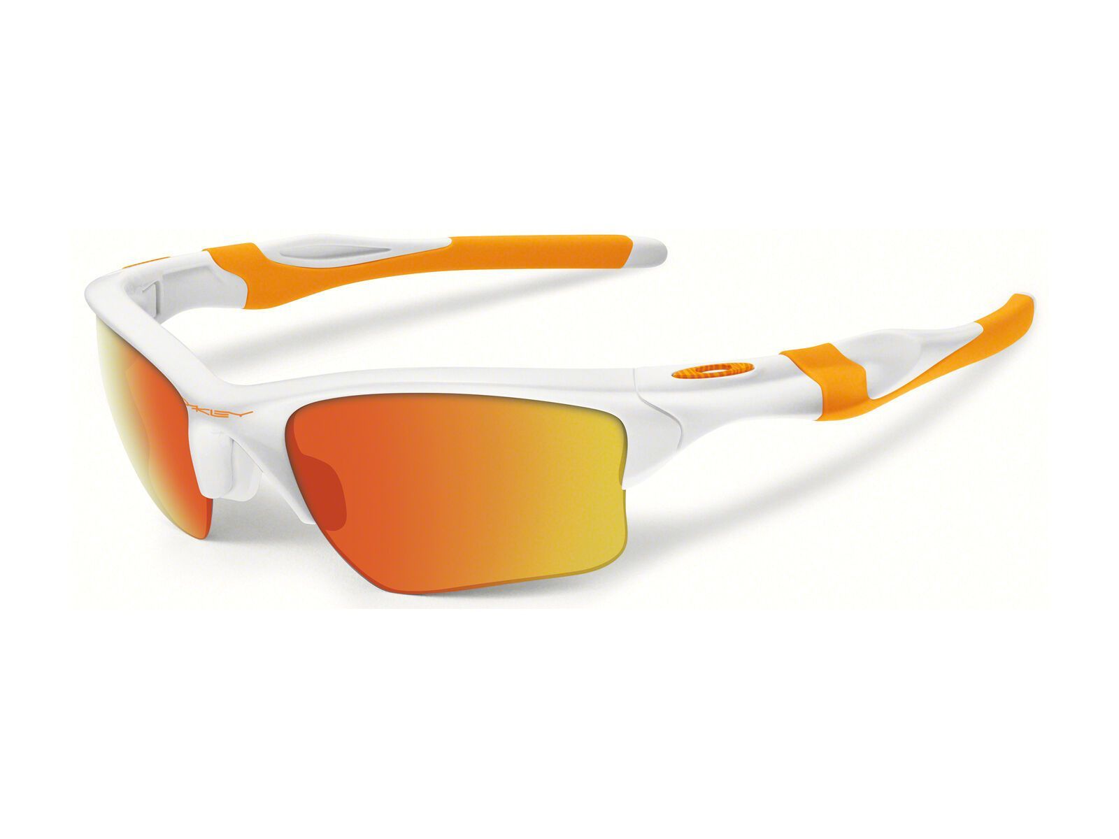 Oakley Half Jacket 2.0 XL Fingerprint, polished white/Lens: fire iridium - Bild 1