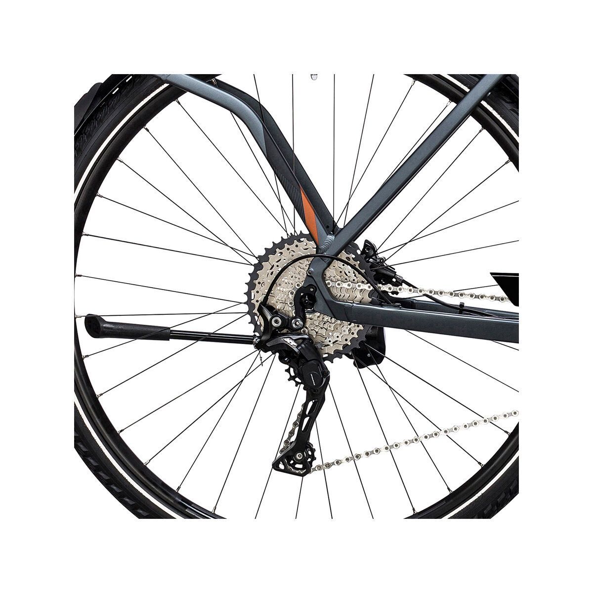 Cube Touring Hybrid EXC 500, grey´n´copper - Bild 4