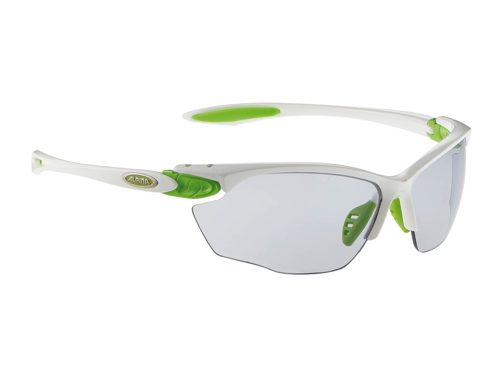 Alpina Twist Four VL+, white-green/Lens: varioflex+ black - Bild 1