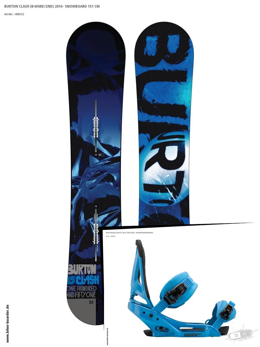 Set: Burton Clash  +  Mission EST (494025S) - Bild 1