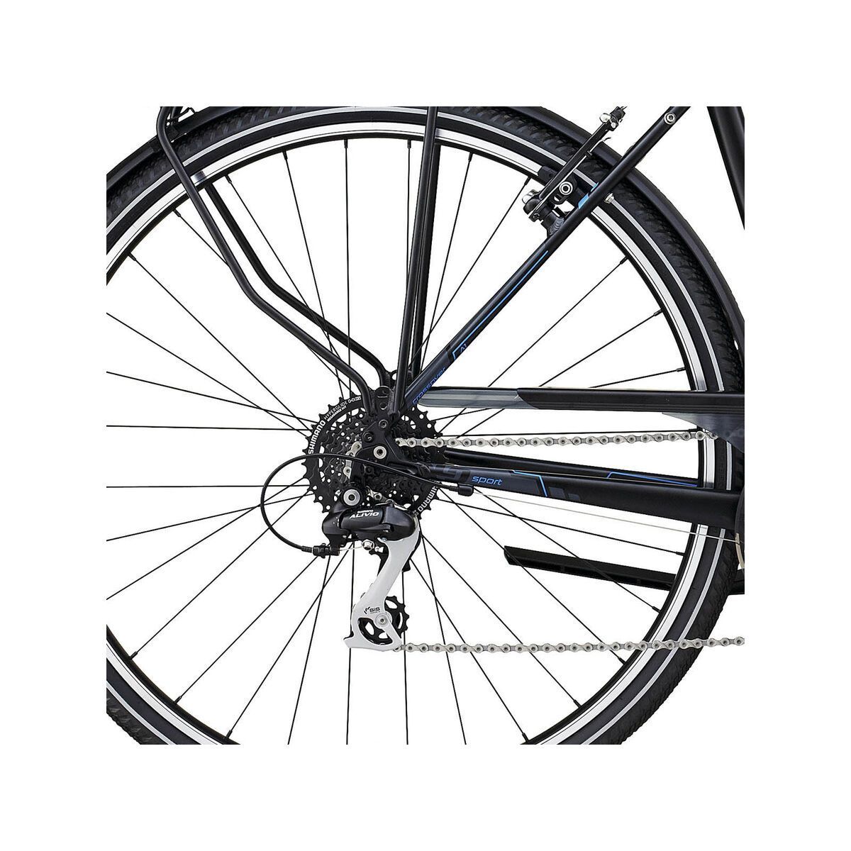 Specialized Crossover Sport, Black/Neon Blue/Graphite - Bild 4