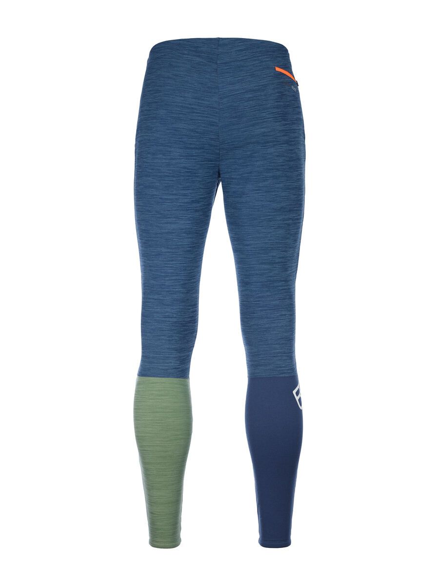 Ortovox Merino Fleece Light Long Pants M, night blue blend - Bild 2