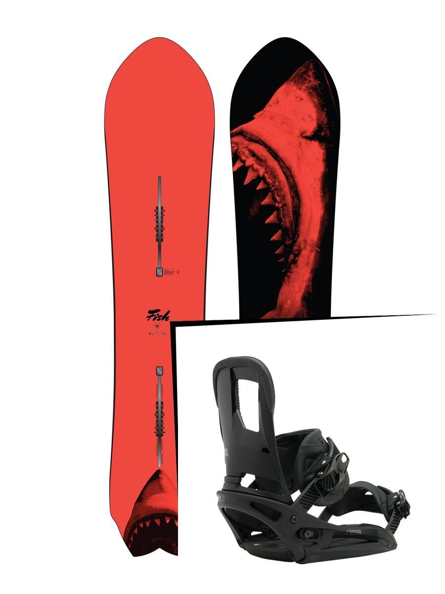 Burton Set: Fish Small 2016 + Burton Cartel EST - Bild 1