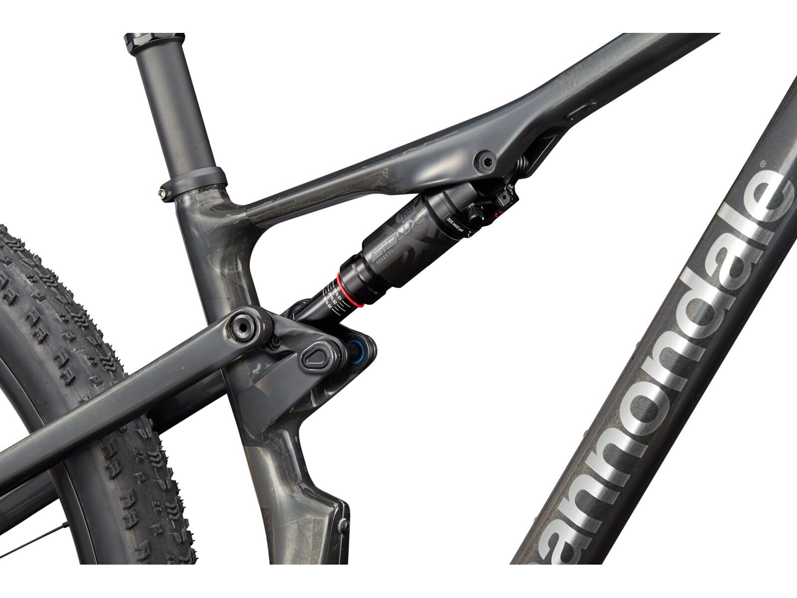 Cannondale Scalpel 1 Lefty, jet black, raw carbon - Bild 8