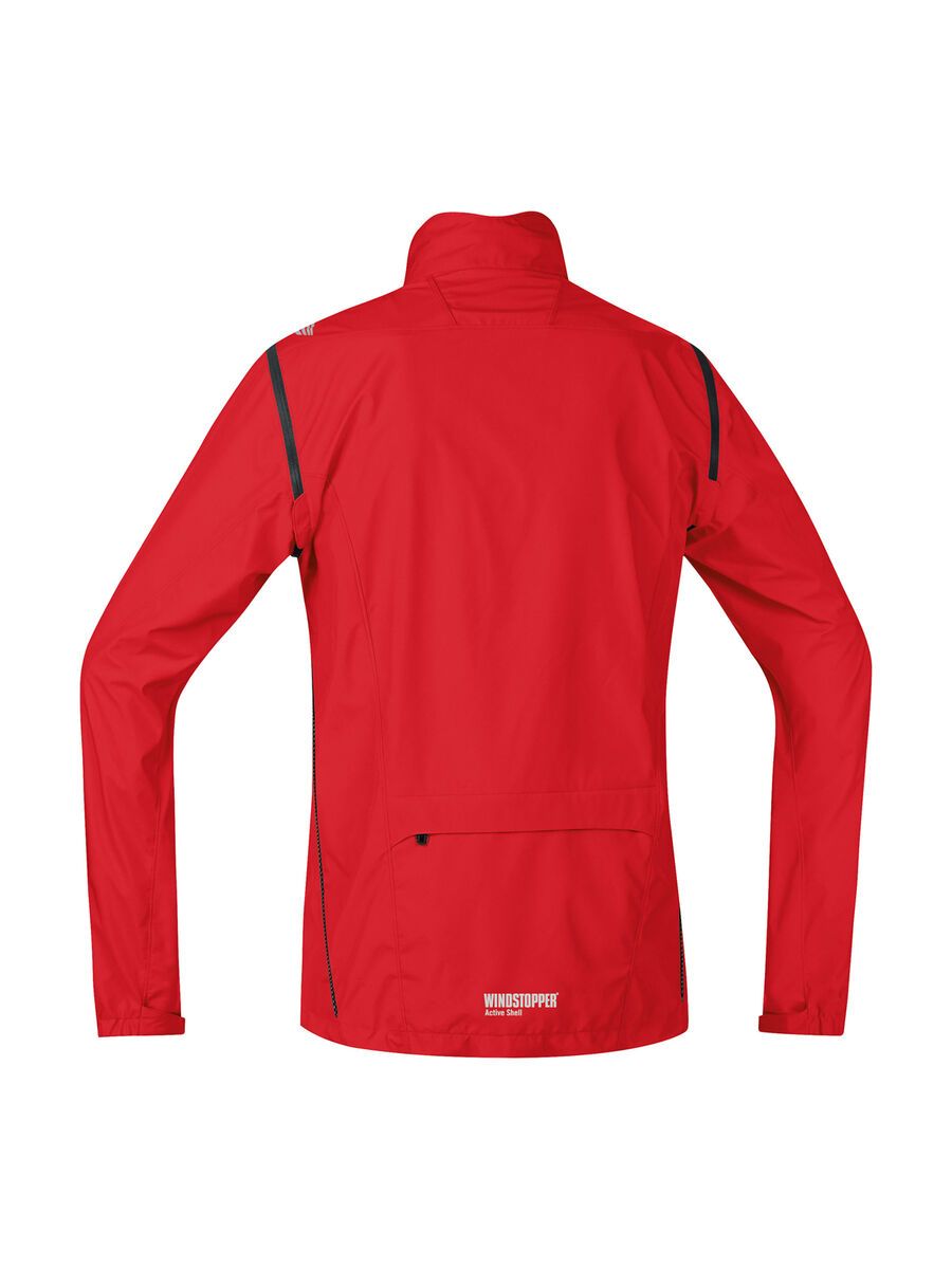 Gore Bike Wear Element Windstopper Active Shell Zip-Off Jacke, red - Bild 2