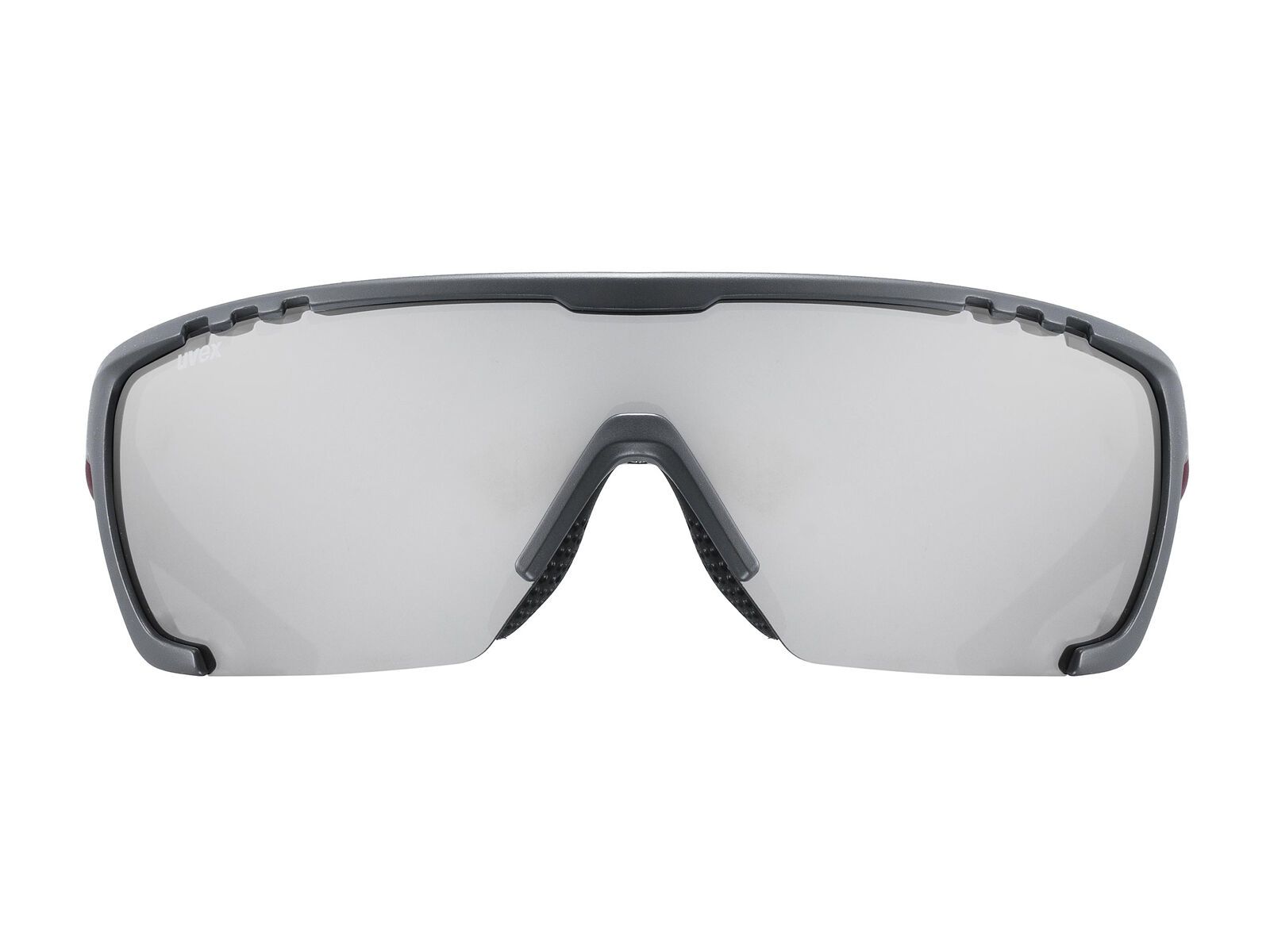 uvex sportstyle 707 Mirror Silver, grey red mat - Bild 3