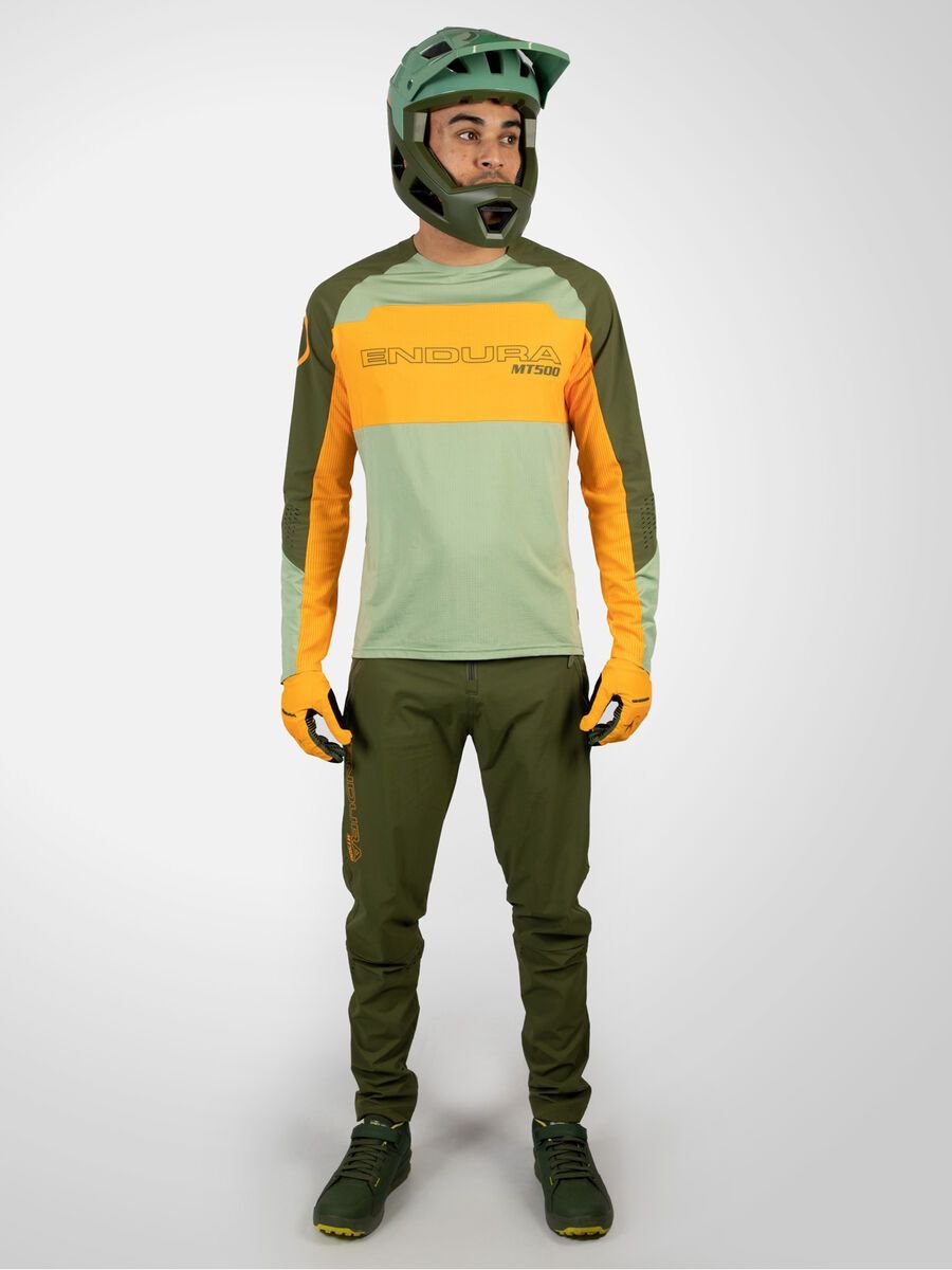 Endura MT500 Burner Lite Trikot (langarm), mandarine - Bild 5