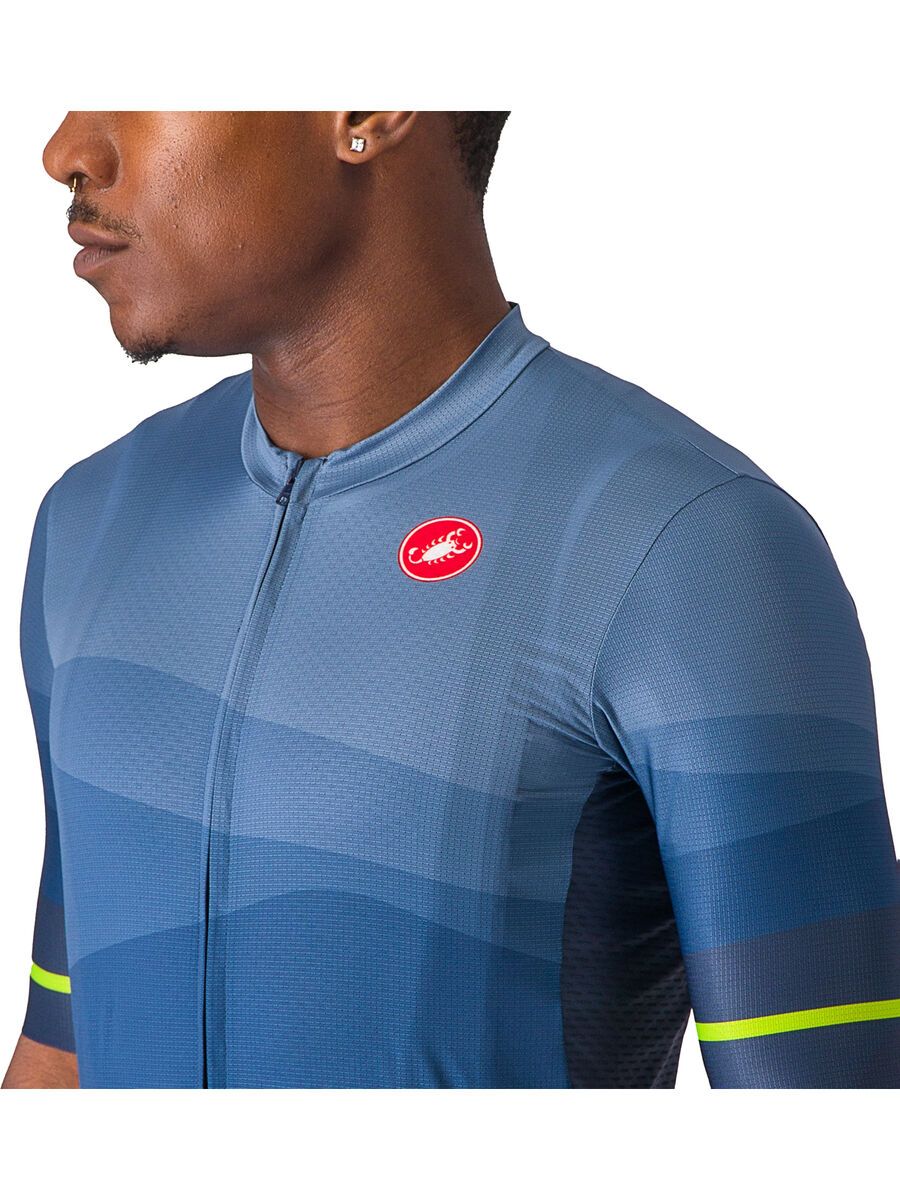 Castelli Orizzonte Jersey, belgian blue/light steel blue- - Bild 6