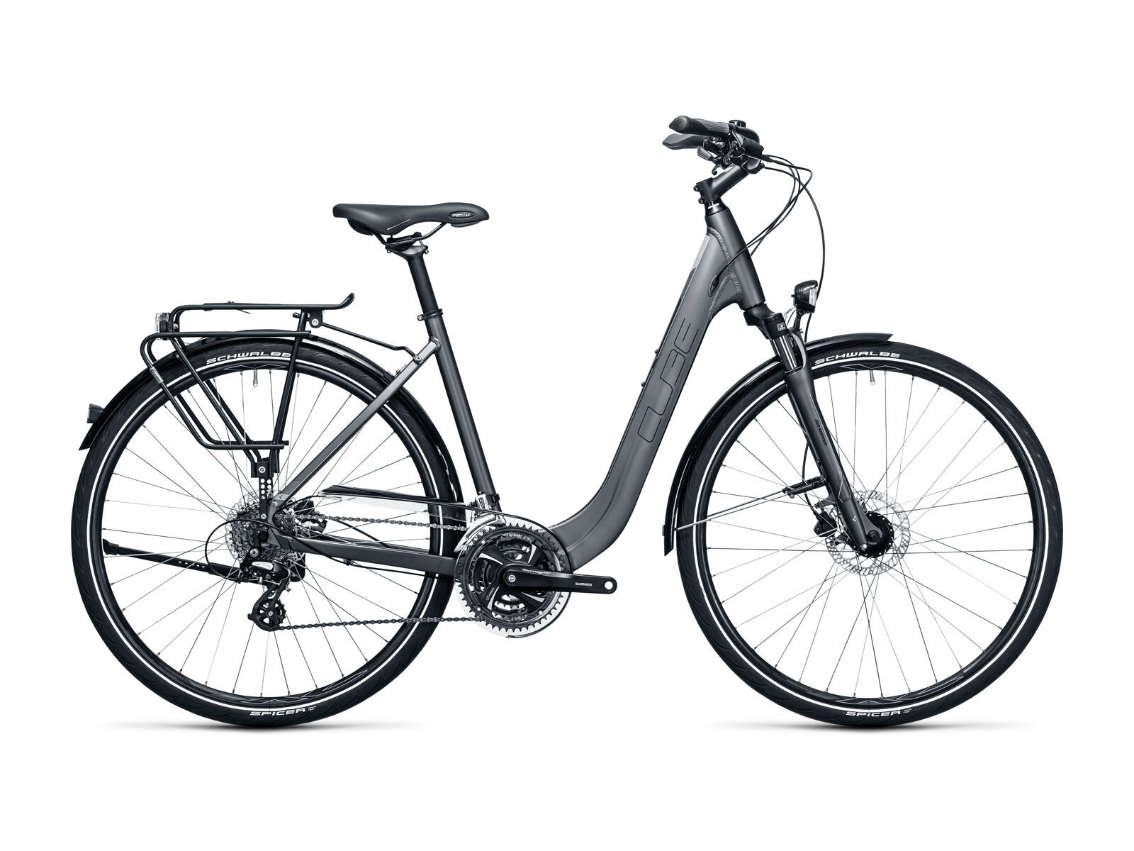 Cube Touring Pro Easy Entry, grey´n´flashgreen - Bild 1