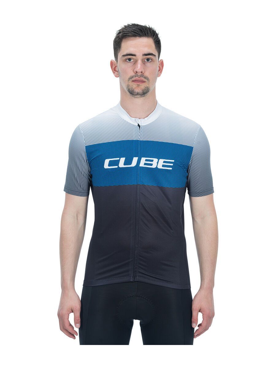Cube Vertex Trikot CMPT kurzarm, black´n´blue´grey - Bild 2