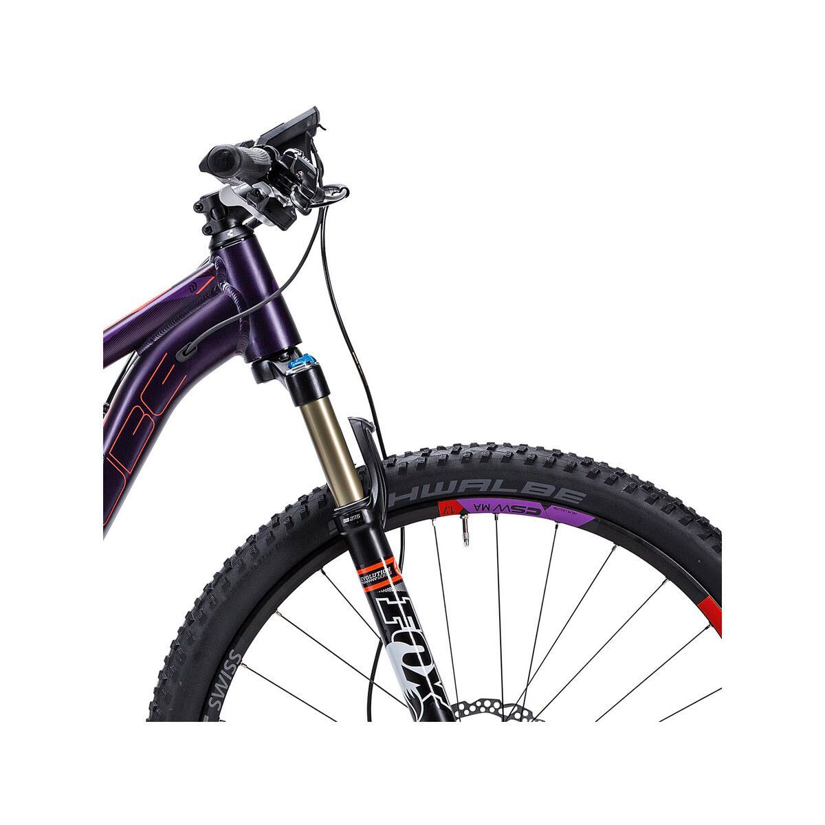 Cube Access WLS Hybrid SL 27.5, aubergine/berry - Bild 5