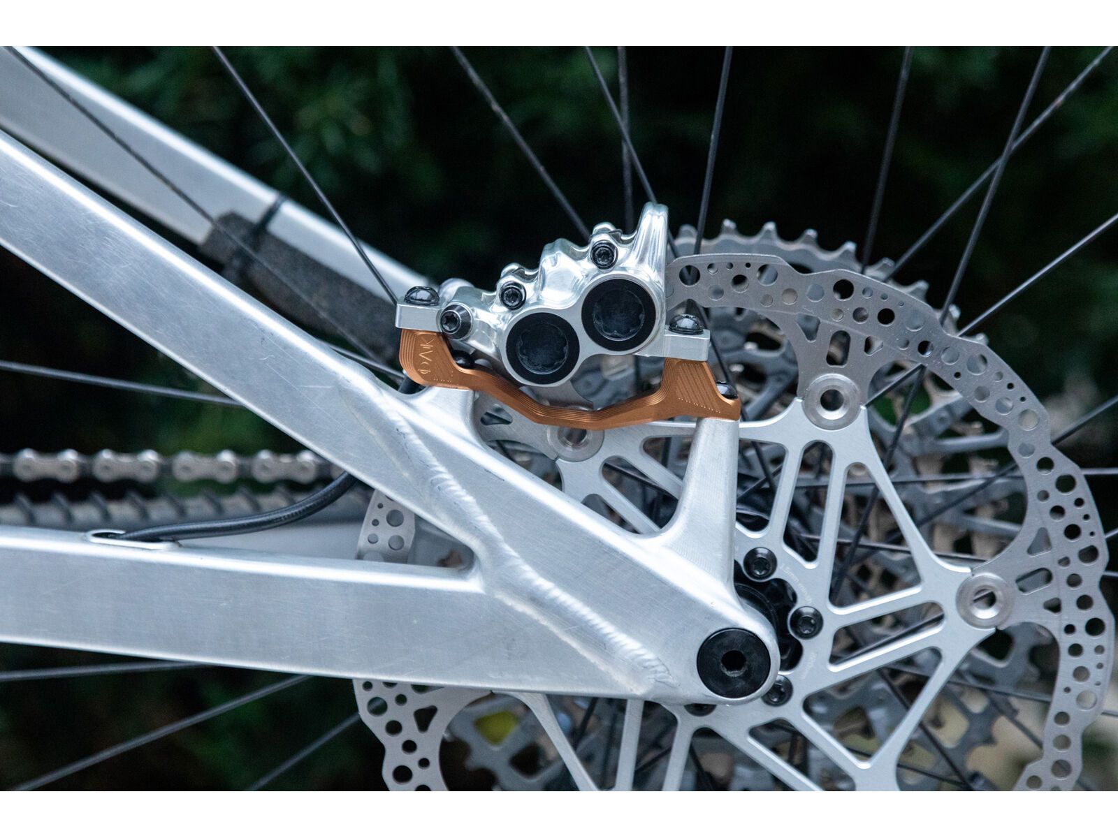 OAK Components Plasmadapt Bremsadapter PM +40/43 mm, kashgold - Bild 2