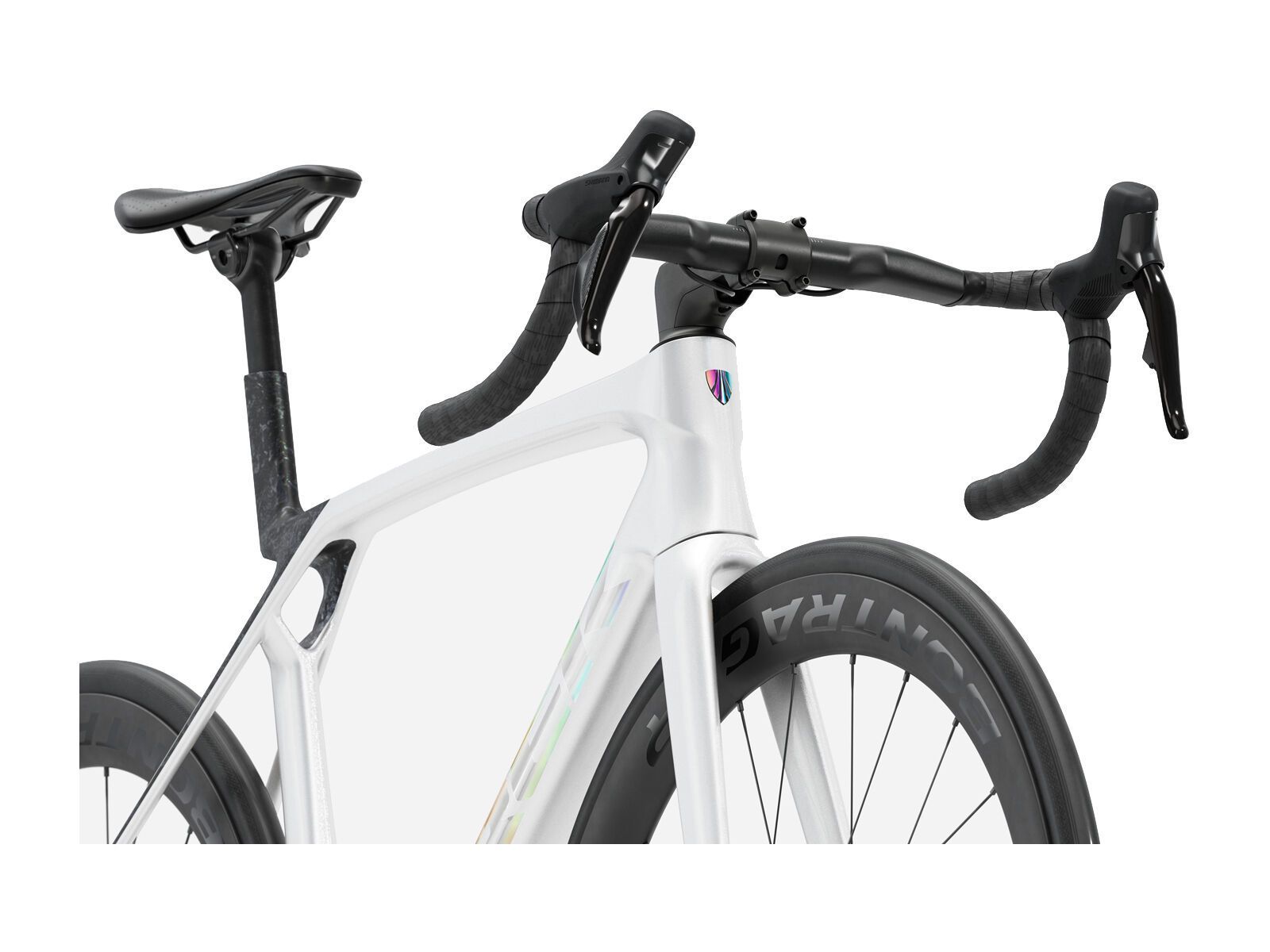 Trek Madone SL 7 Gen 8, gloss crystal white/matte deep smoke - Bild 5