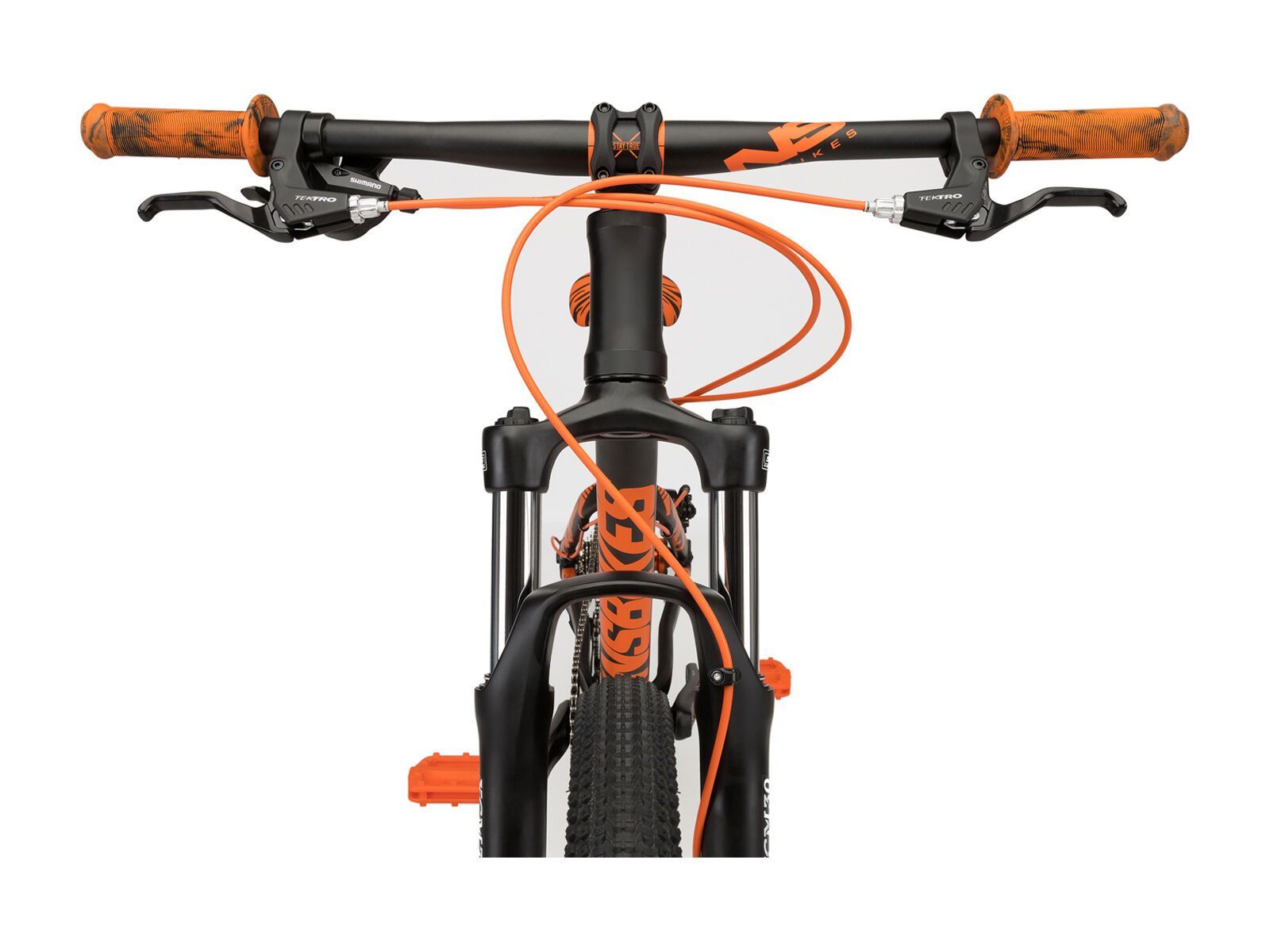 NS Bikes Clash JR 24, black/orange - Bild 5