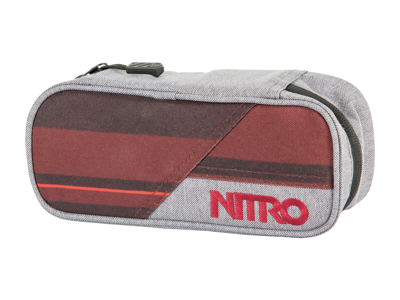 Nitro Pencil Case, red stripes - Bild 1