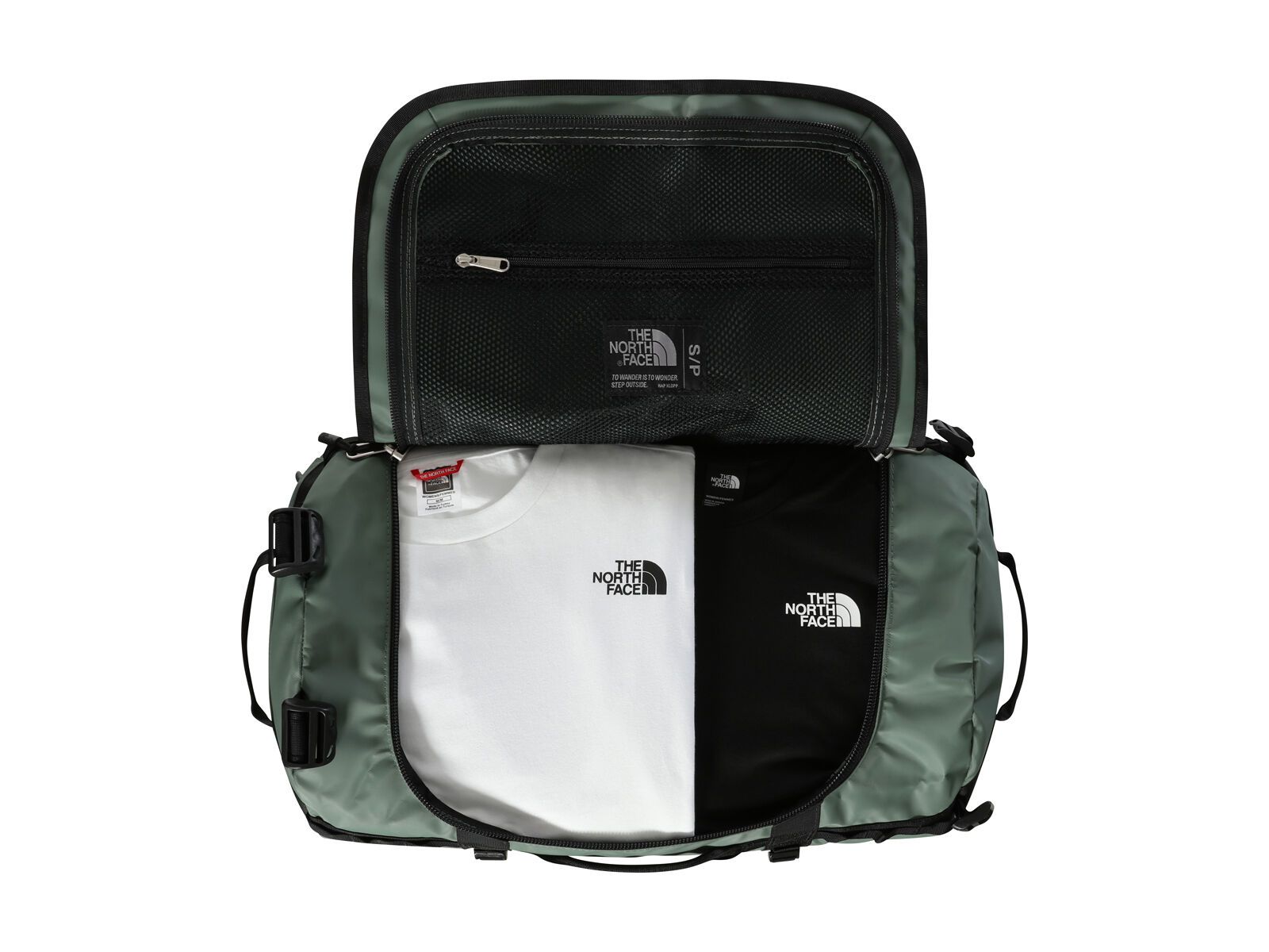 The North Face Base Camp Duffel - S, laurelwreathgreen/tnfblck - Bild 2
